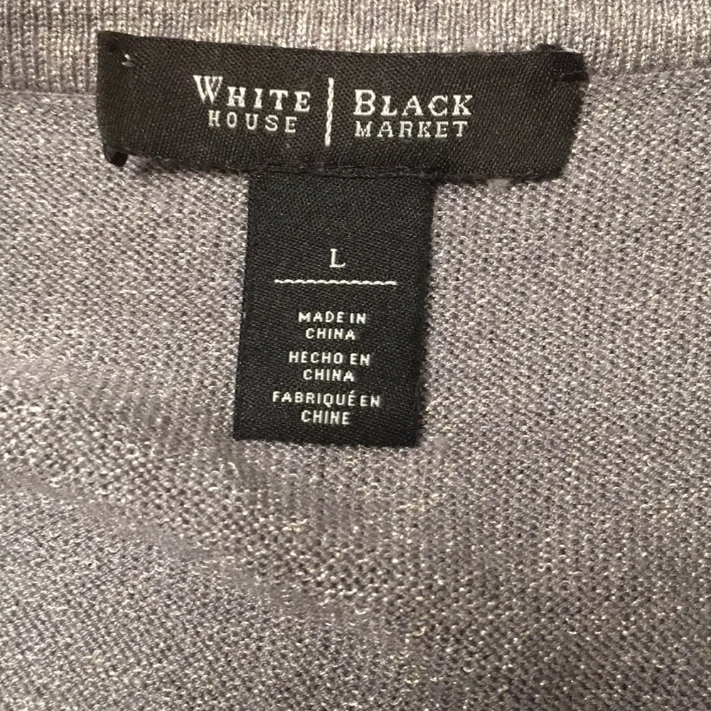 WHITE HOUSE BLACK MARKET Scoop neck Cardigan - Picture 10 of 11